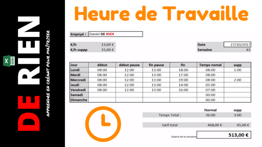 Comment compter les heures de travail?