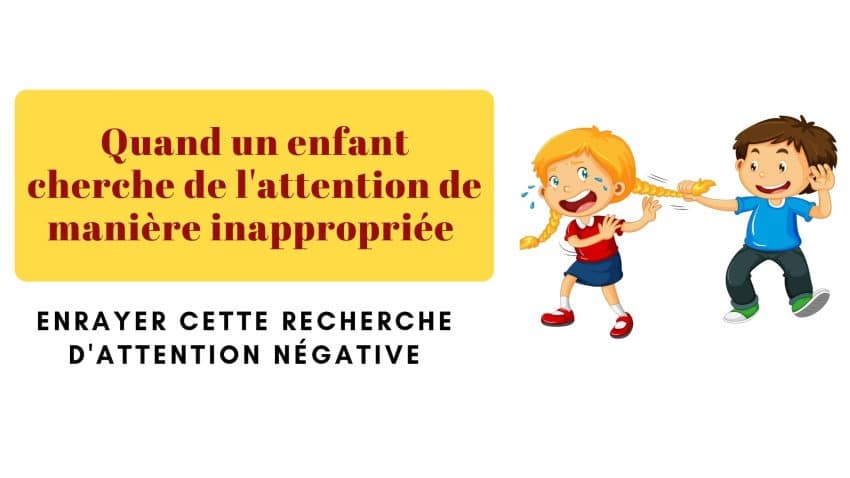 Connaître les gestes avec lesquels l'enfant demande de l'attention