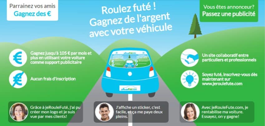 Pourquoi mettre une publicité sur sa voiture?