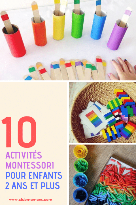 Quelles sont les activités Montessori pour les 2 ans?