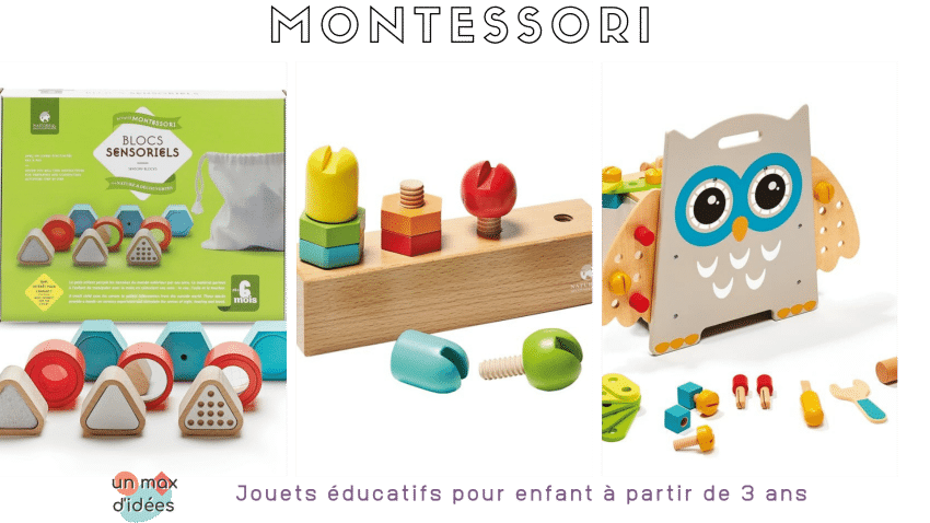 Quels jeux Montessori acheter pour les 4 ans?