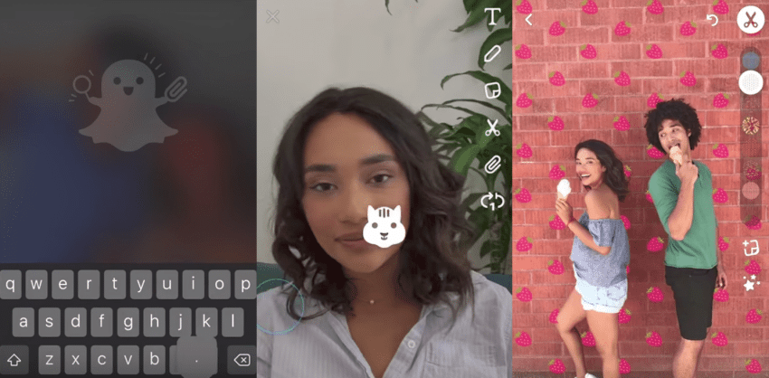Snapchat : liens et filtres vocaux dans les Snaps